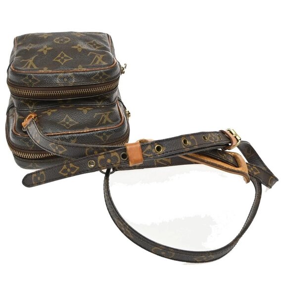 LOUIS VUITTON Mini Amazon Shoulder Bag Monogram Leather Brown - Picture 5 of 15